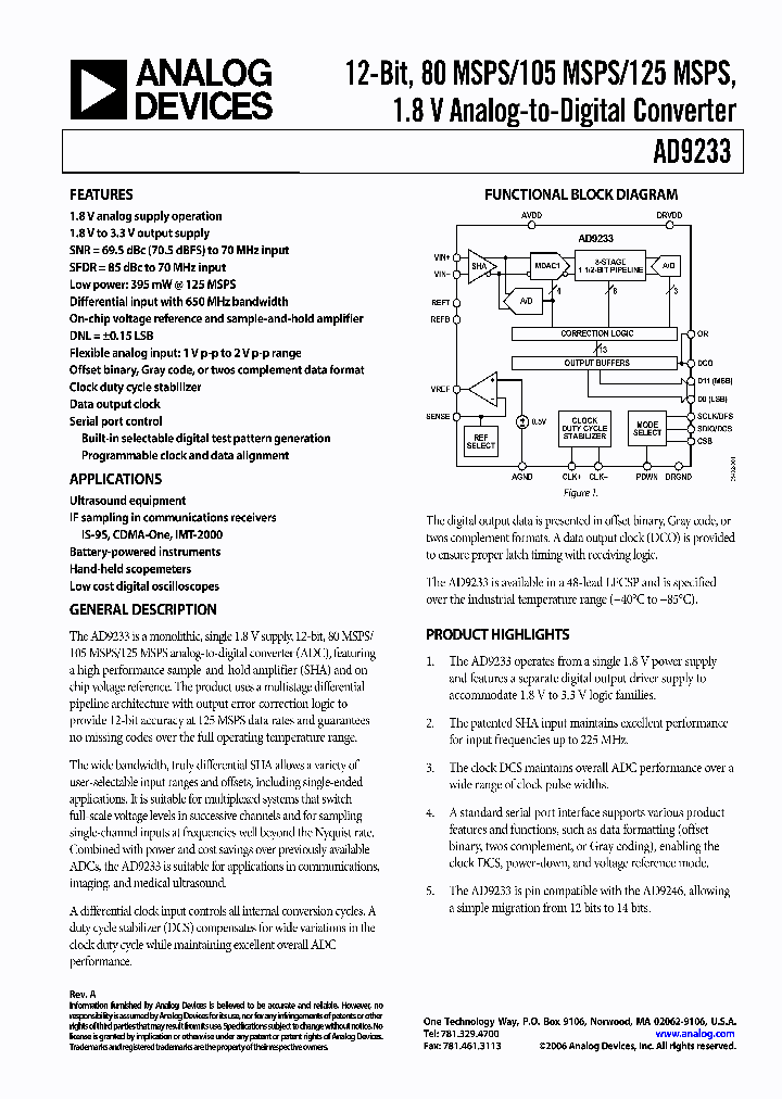 AD9233BCPZRL7-105_435195.PDF Datasheet