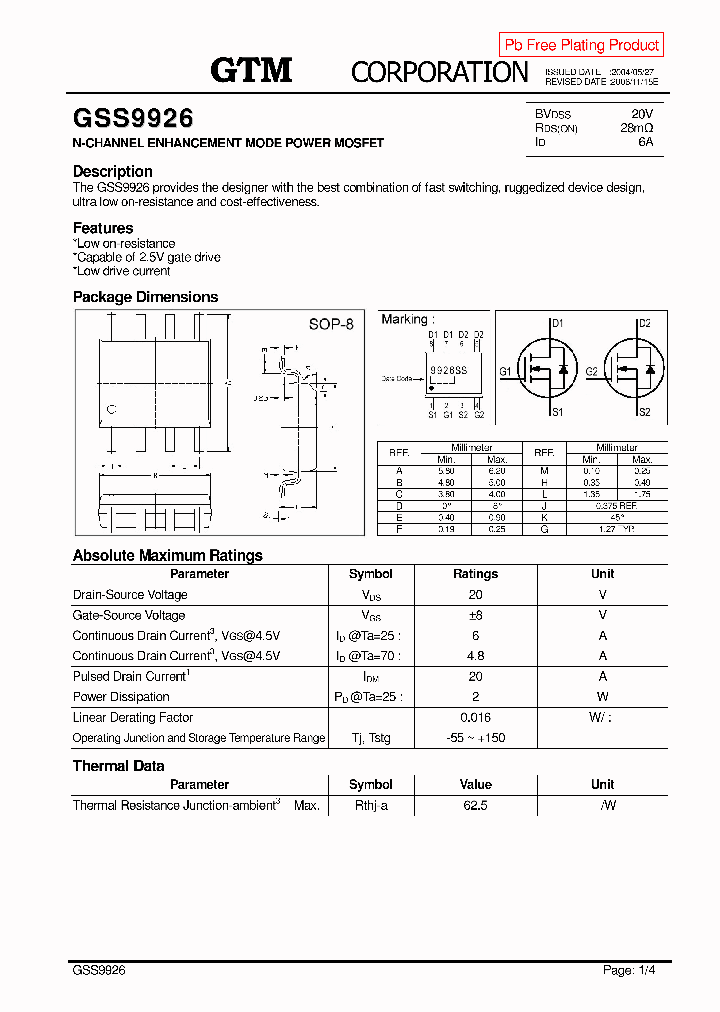 GSS9926_806882.PDF Datasheet