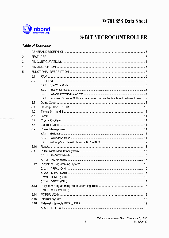 W78E858_773609.PDF Datasheet