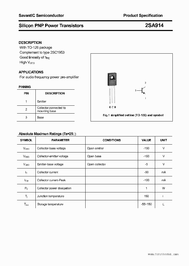 2SA914_856616.PDF Datasheet