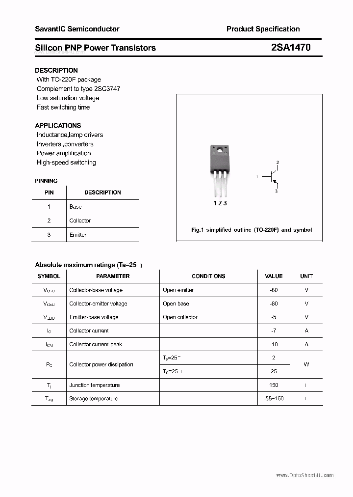 2SA1470_858929.PDF Datasheet