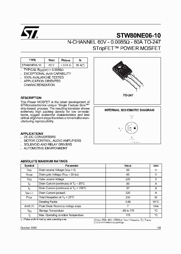 STW80NE06-10_1406658.PDF Datasheet