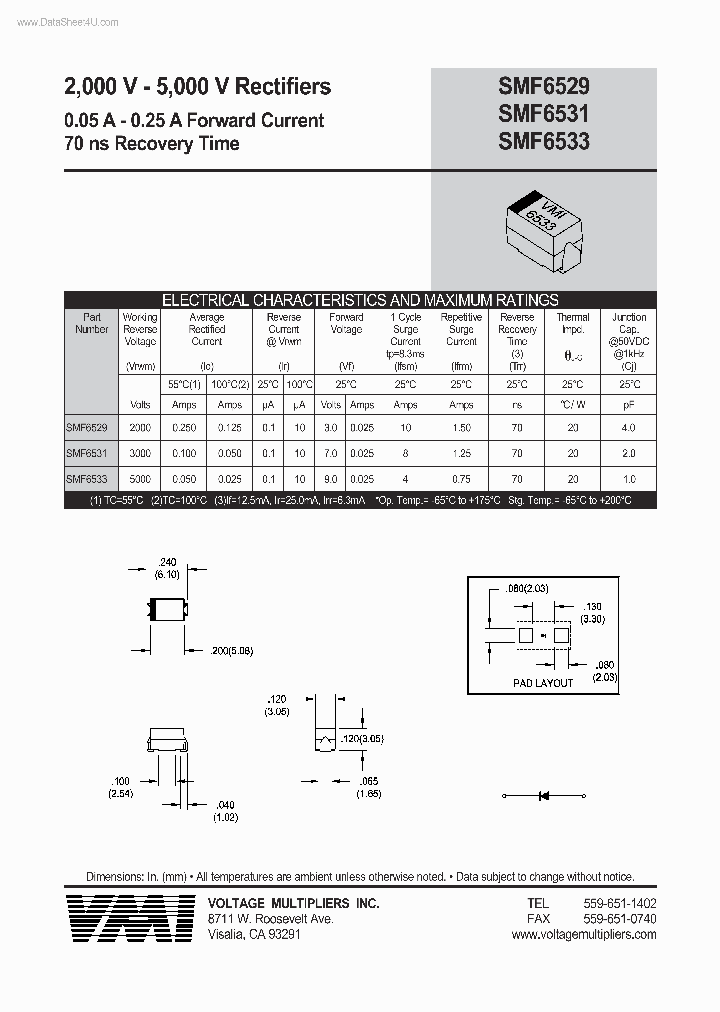 SMF6529_1252450.PDF Datasheet