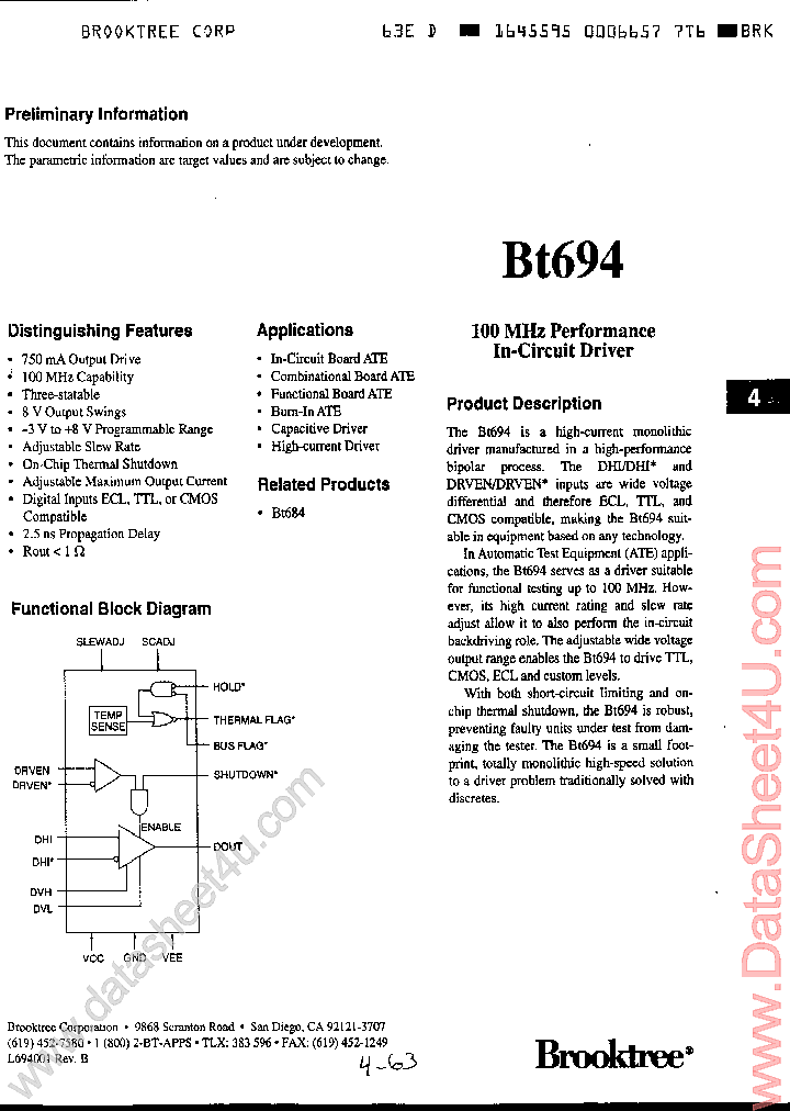 BT694_1543446.PDF Datasheet