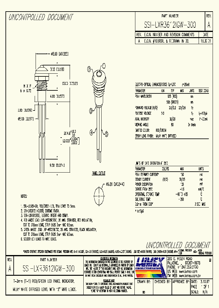 SSI-LXR3612IGW-300_1052682.PDF Datasheet