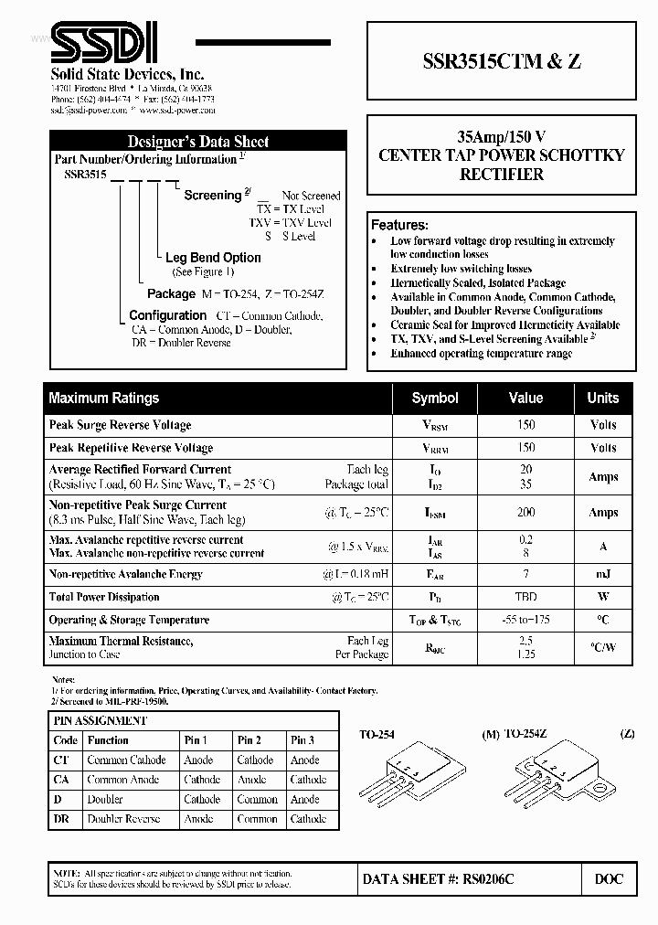 SSR3515CTM_1659128.PDF Datasheet