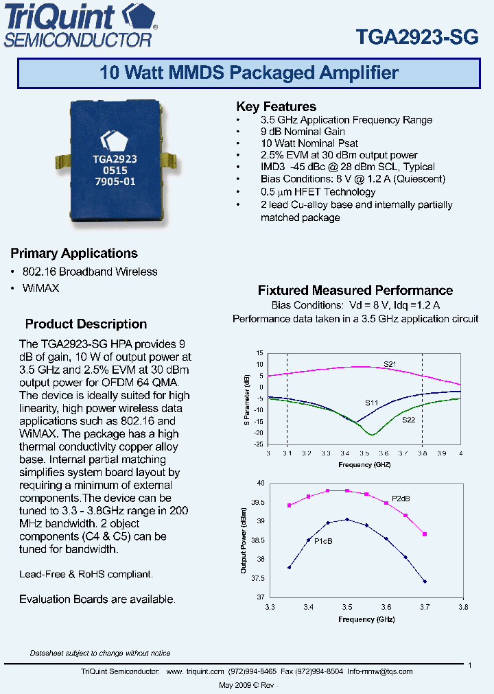 TGA2923-SG-TR_1405574.PDF Datasheet