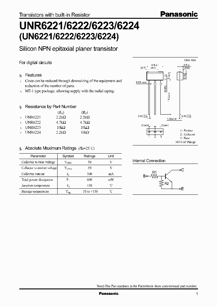 UNR6223UN6223_1632081.PDF Datasheet