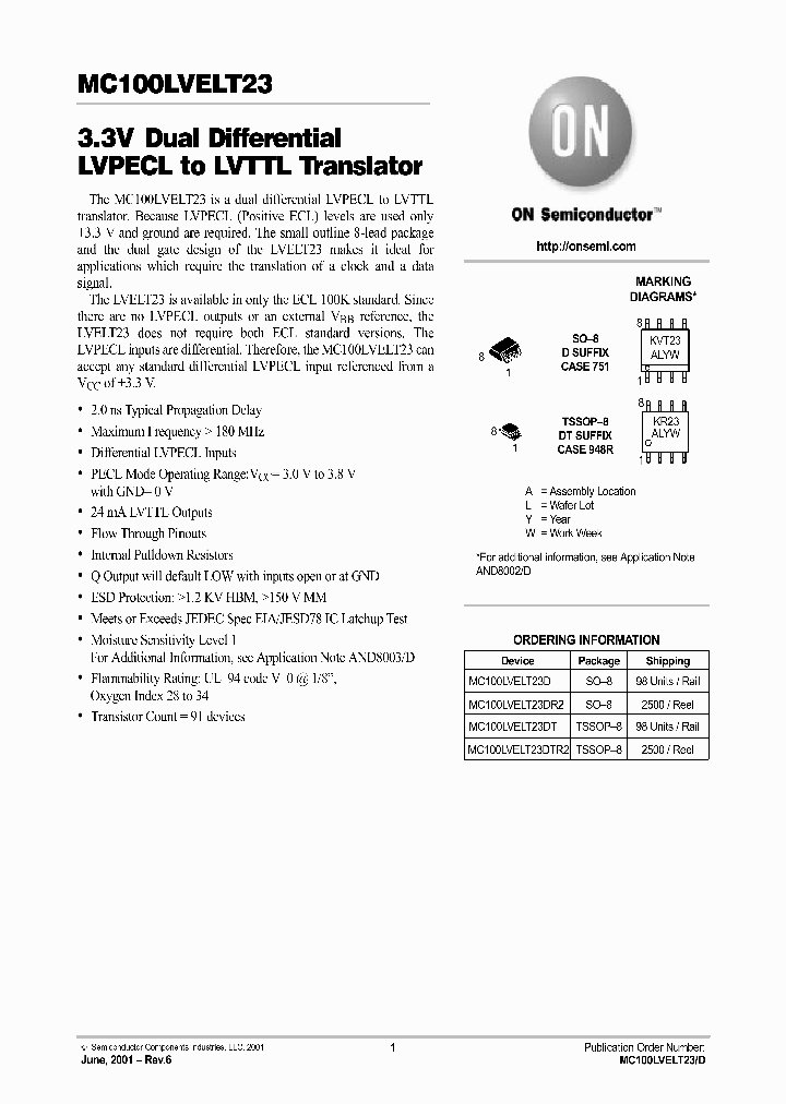 MC100LVELT23-D_1960439.PDF Datasheet