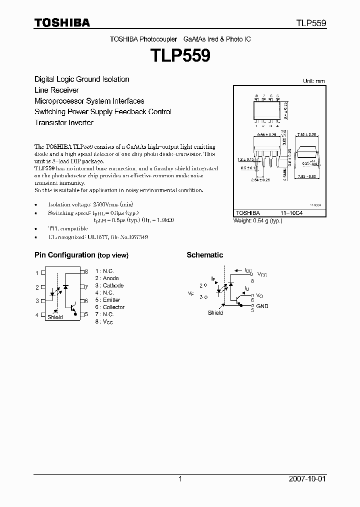 TLP559IGM-TP5F_1983210.PDF Datasheet