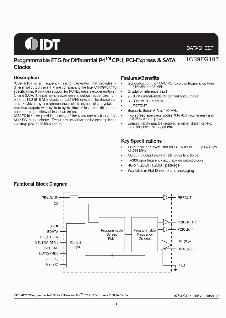 ICS9FG107_2025220.PDF Datasheet