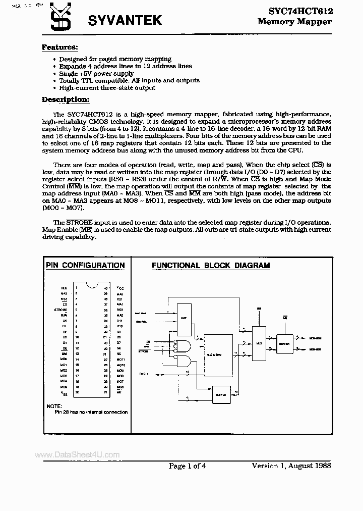 SYC74HCT612_2039039.PDF Datasheet