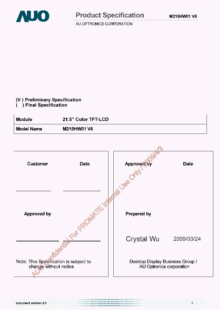 M215UN02V6_2040405.PDF Datasheet
