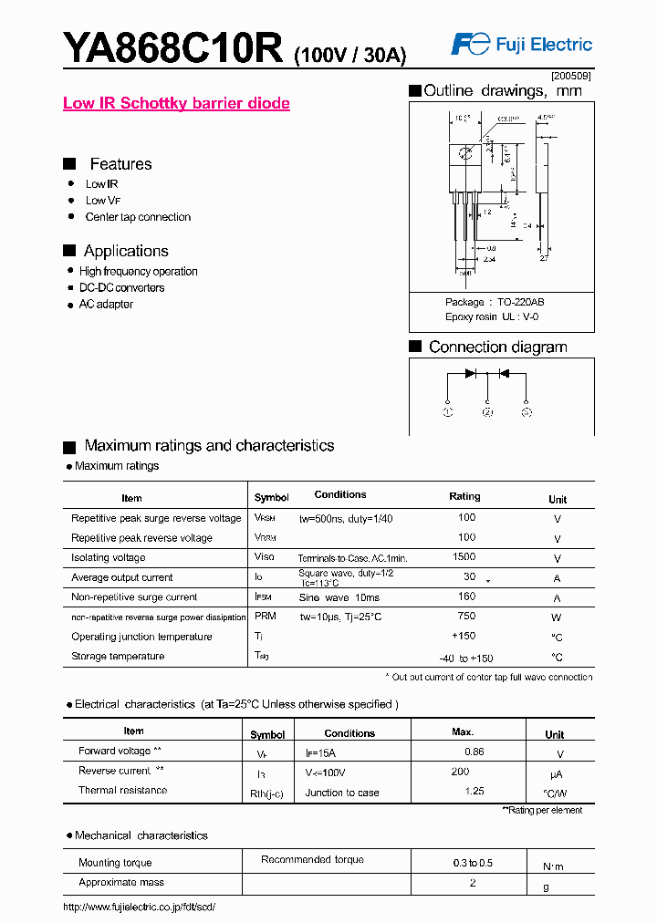 YA868C10R_2138360.PDF Datasheet