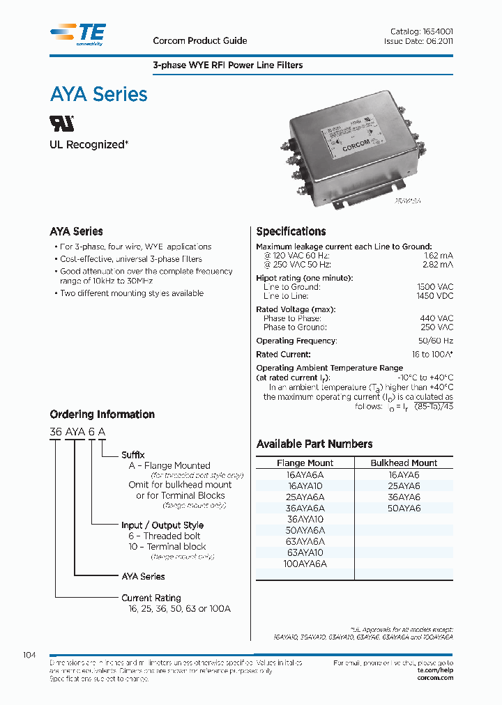 16AYA10_2744869.PDF Datasheet