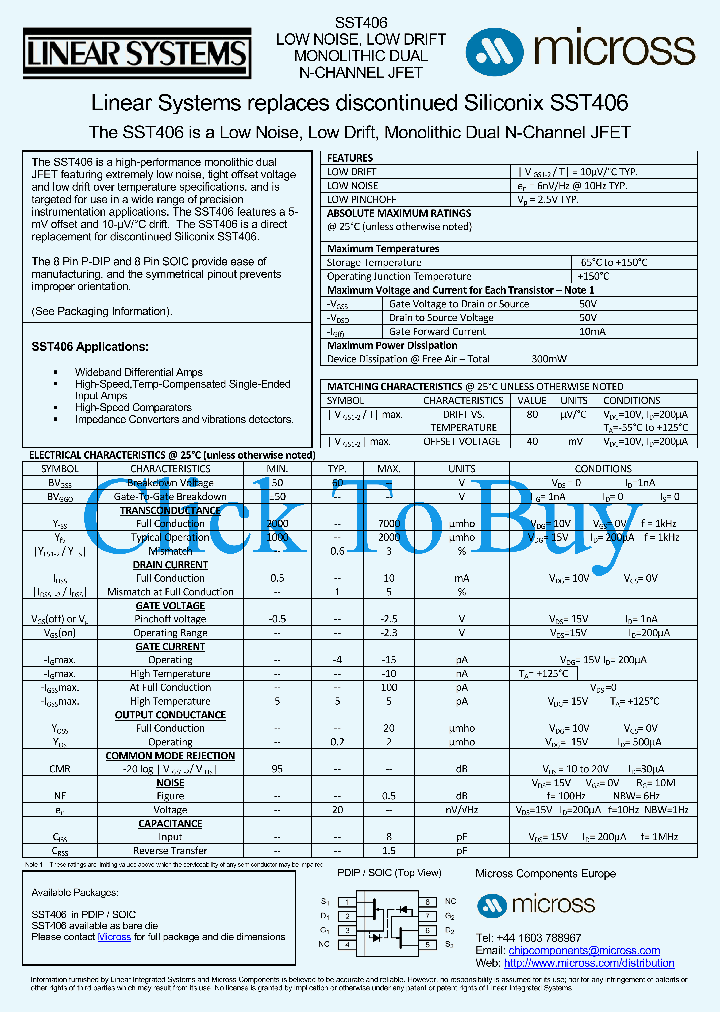 SST406PDIP_2755205.PDF Datasheet