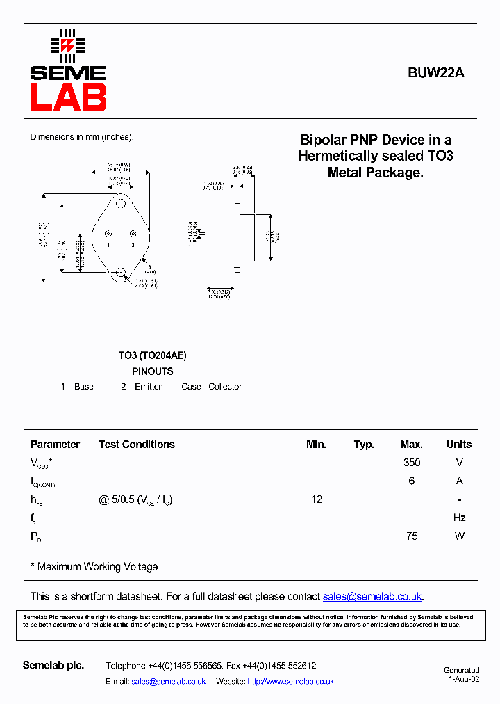 SFBUW22A_2771350.PDF Datasheet