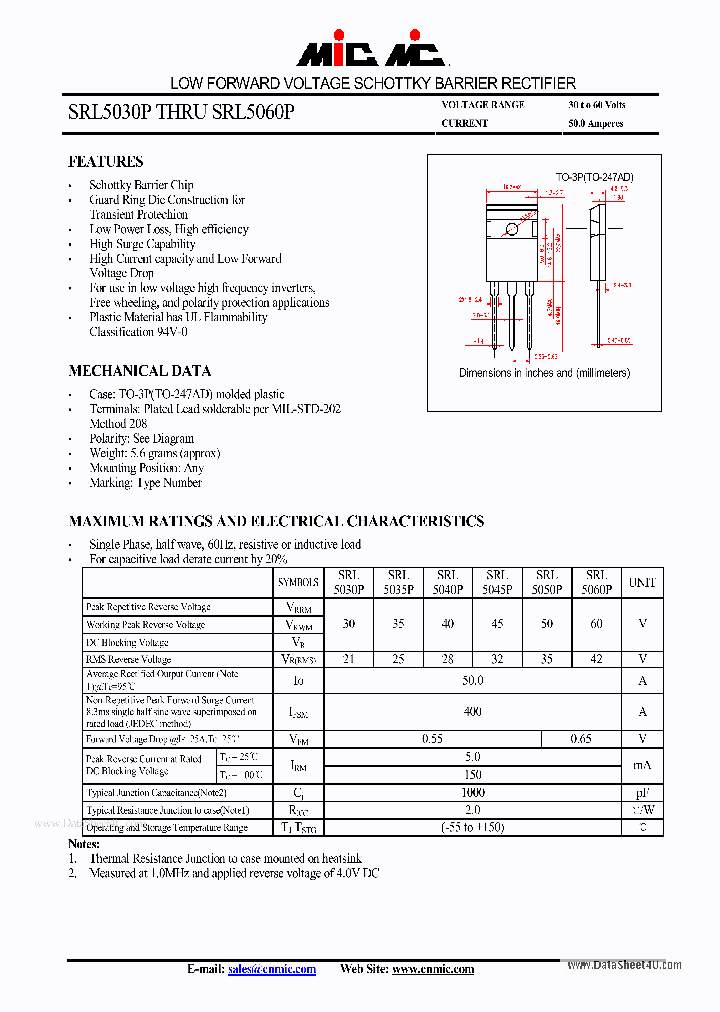 SRL5030P_2777247.PDF Datasheet