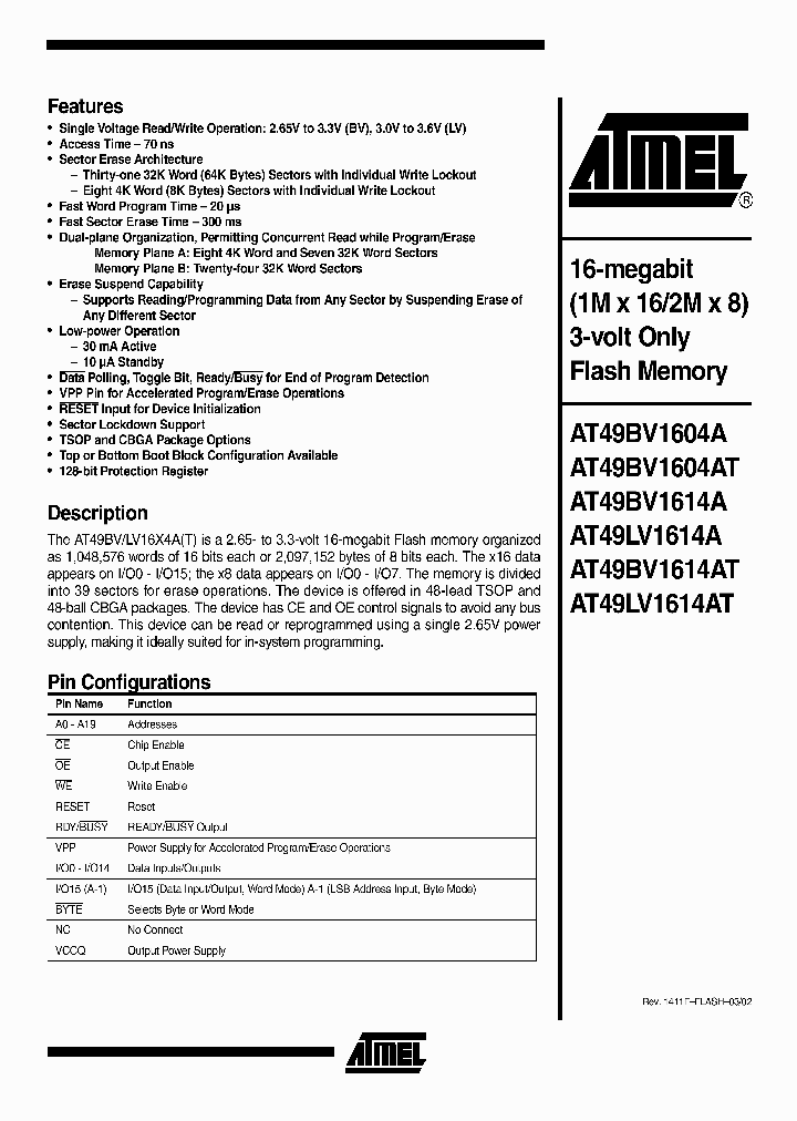 AT49LV1614AT_2885266.PDF Datasheet