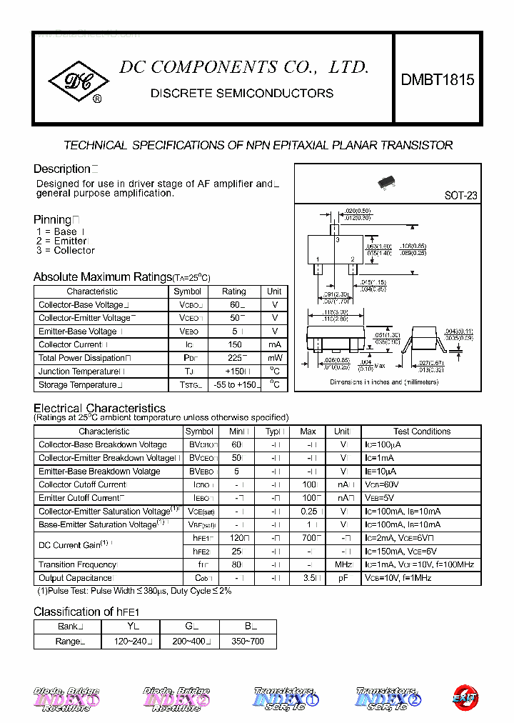 DMBT1815_2919581.PDF Datasheet