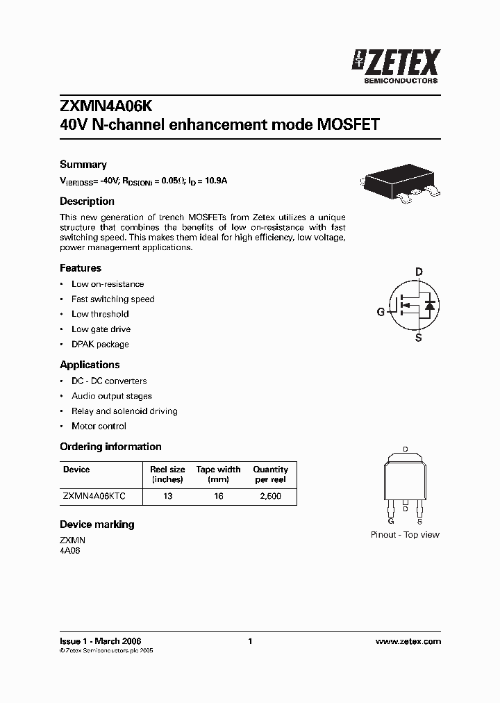 ZXMN4A06K_3172811.PDF Datasheet