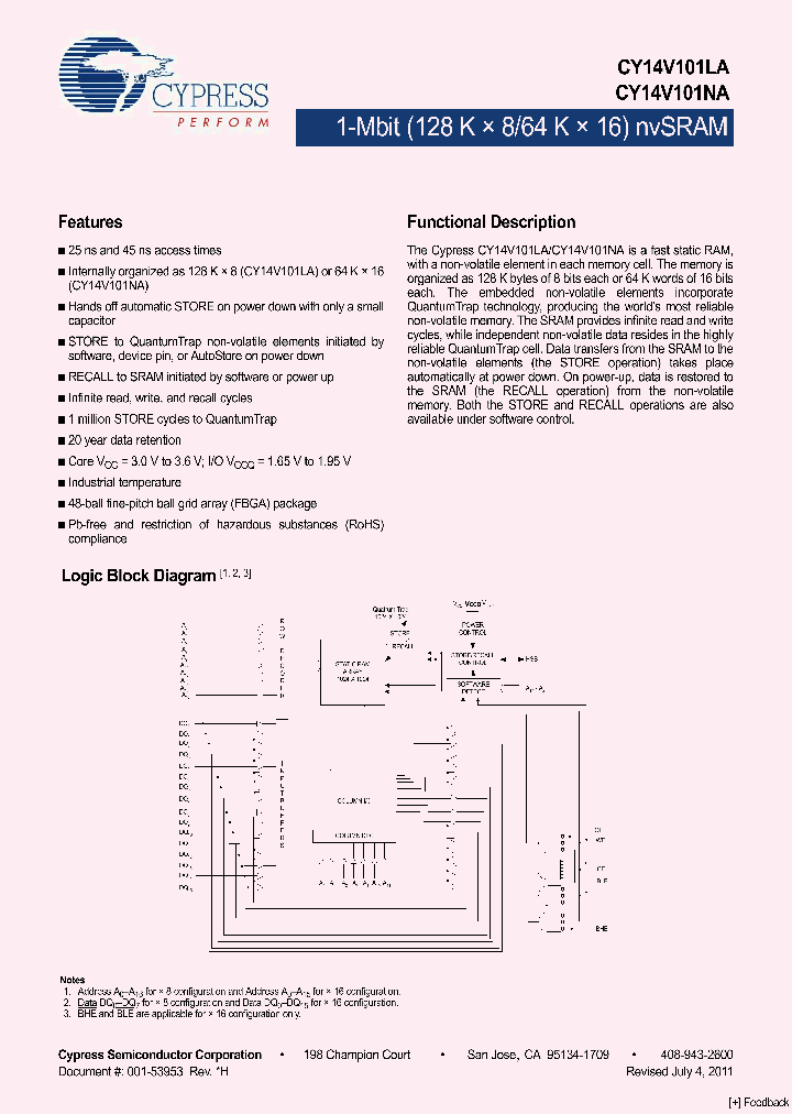 CY14V101NA-BA25XI_3435690.PDF Datasheet