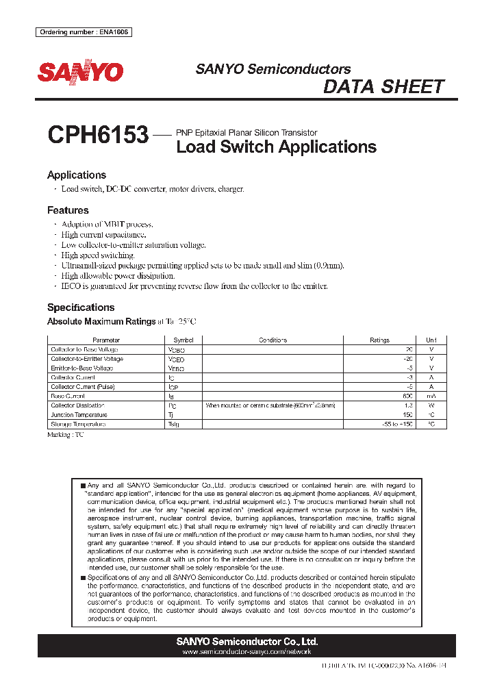 CPH6153_3657351.PDF Datasheet