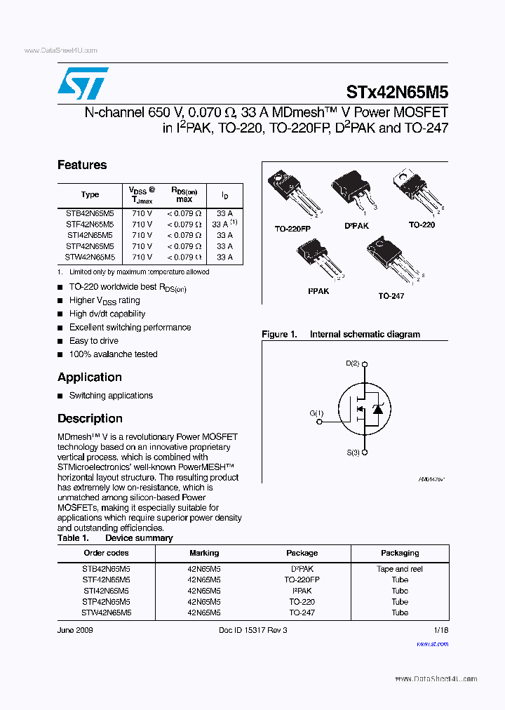 STB42N65M5_3692969.PDF Datasheet