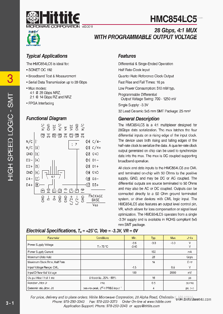 HMC854LC5_3727444.PDF Datasheet