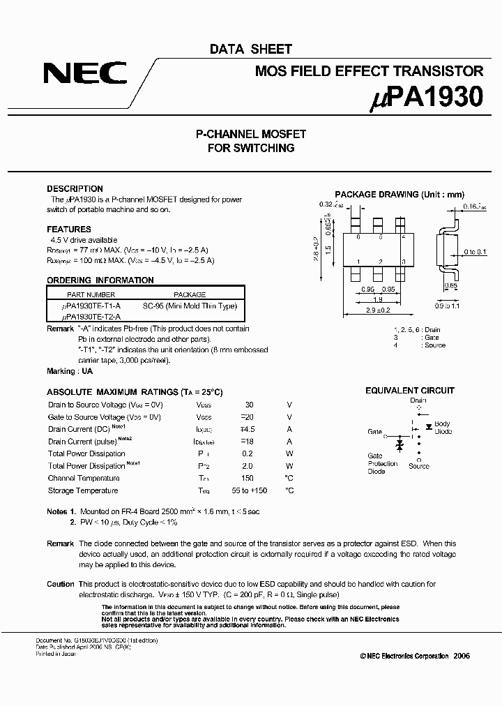 UPA1930TE-T2-A_3838834.PDF Datasheet