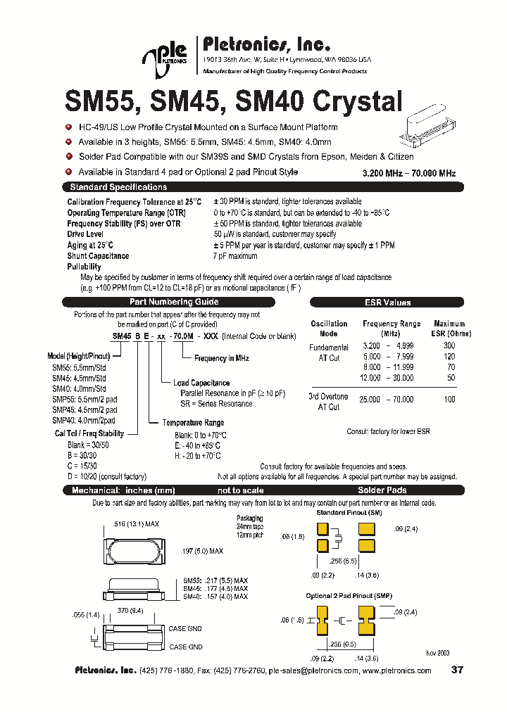 SMP55C-10-FREQ5_3870294.PDF Datasheet