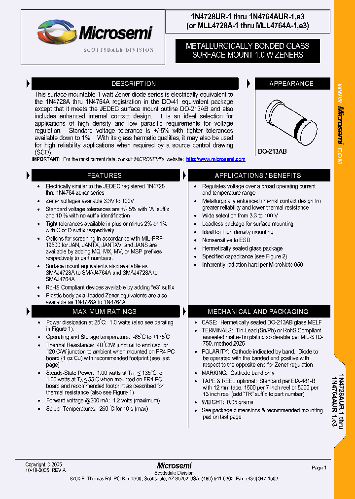 1N4738UR-1E3_3916188.PDF Datasheet