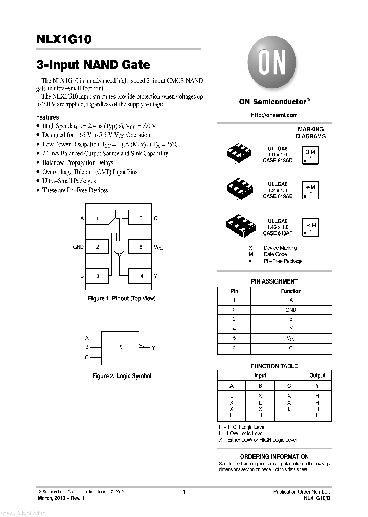 NLX1G10_4170437.PDF Datasheet