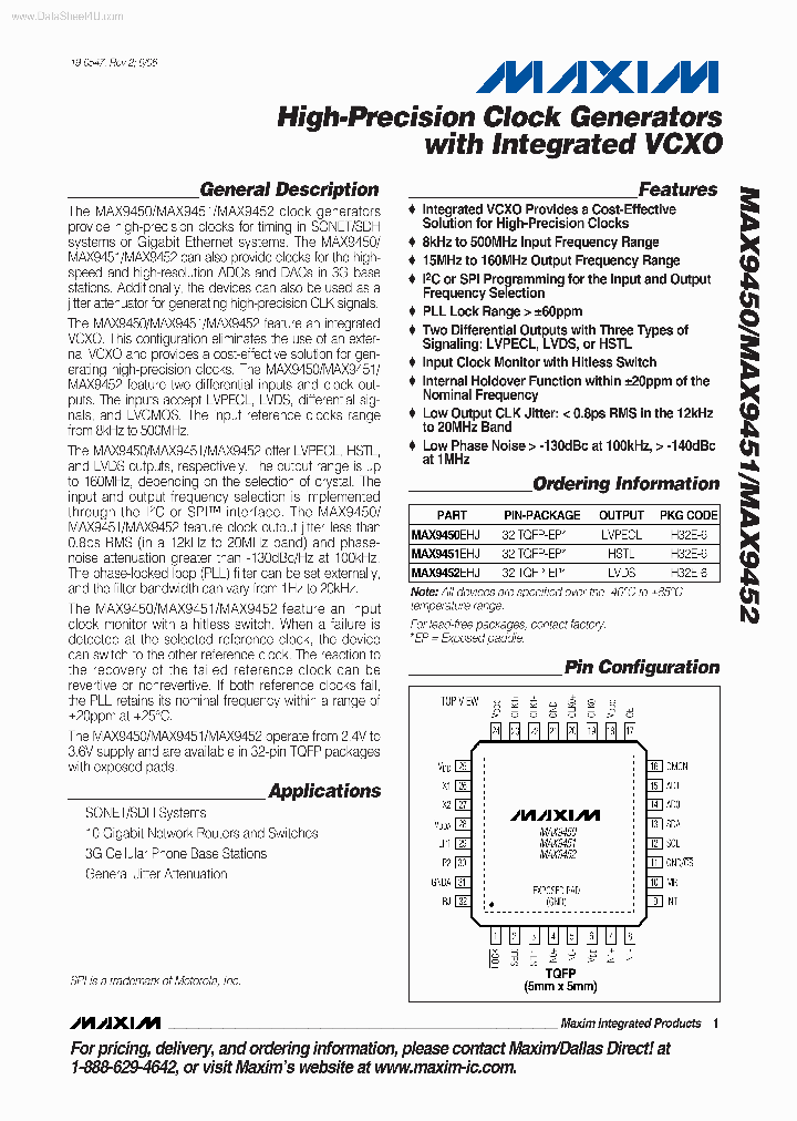 MAX9450_4194151.PDF Datasheet