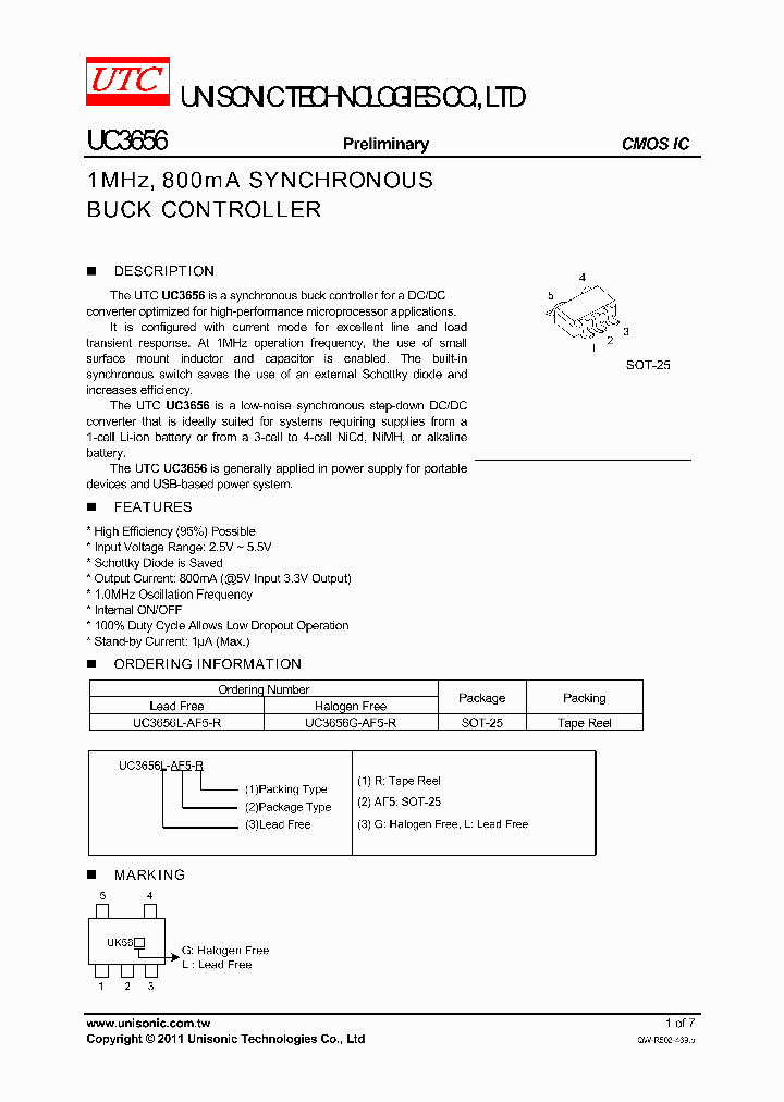 UC3656G-AF5-R_4215106.PDF Datasheet