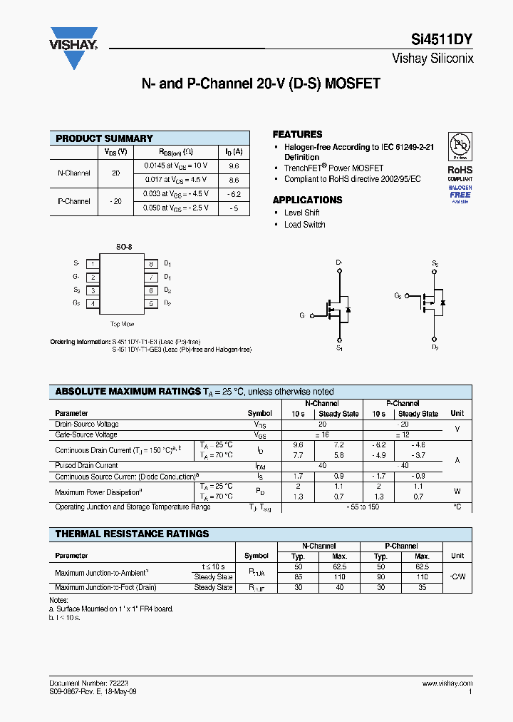 SI4511DY-T1-GE3_4397751.PDF Datasheet