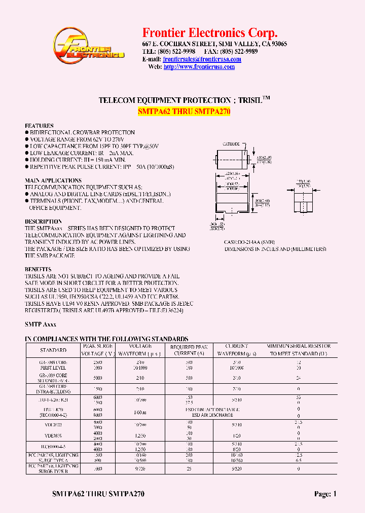 SMTPA100_4468829.PDF Datasheet