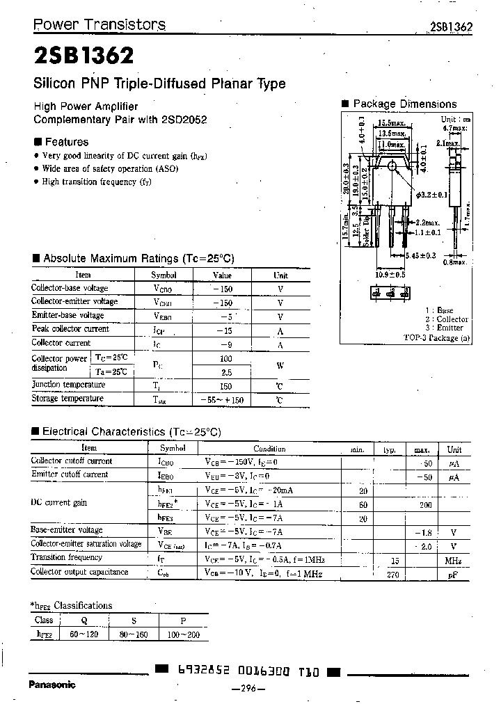 2SB1362P_4485918.PDF Datasheet