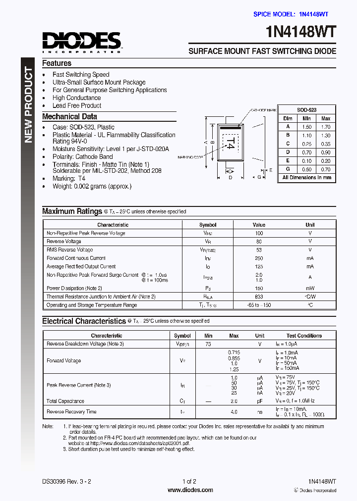 1N4148WT_4699132.PDF Datasheet