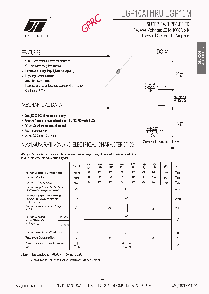 EGP10A_4722082.PDF Datasheet