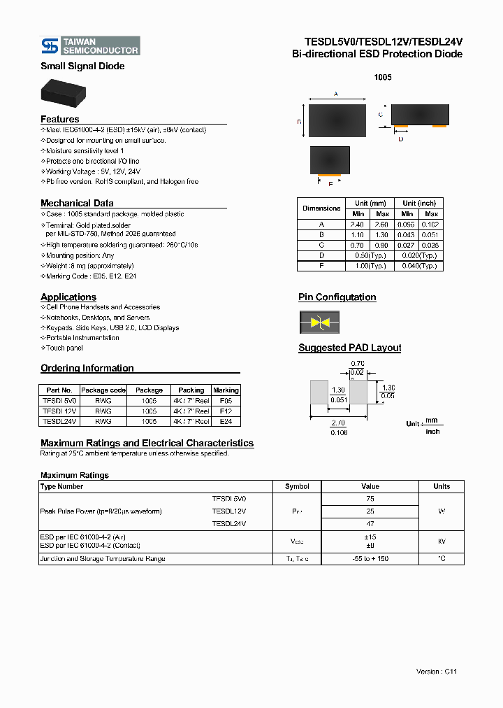 TESDL24V_4840112.PDF Datasheet