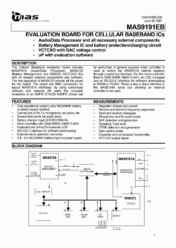 MAS9191EB_4845373.PDF Datasheet