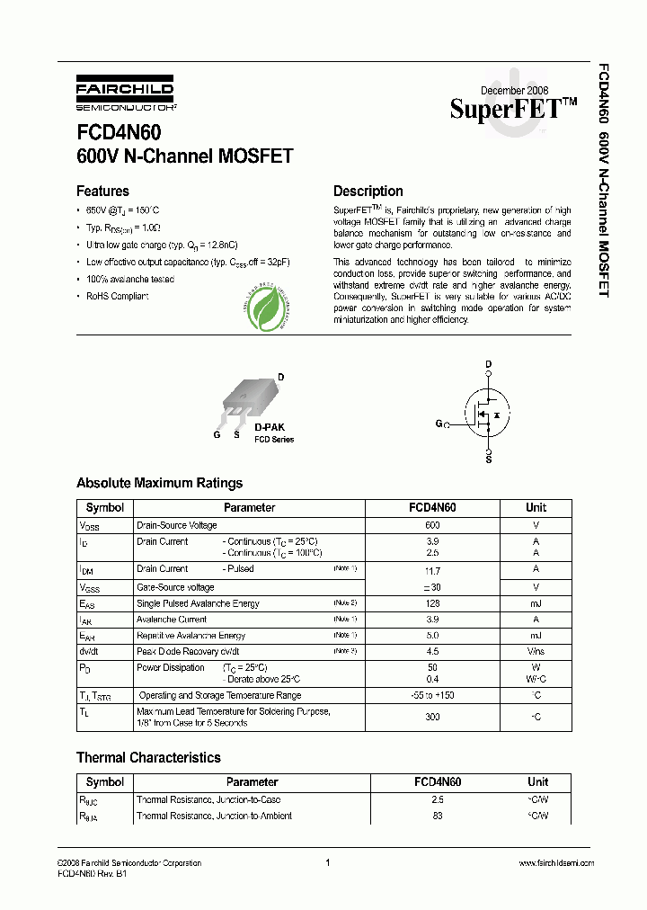 FCD4N60TM_4951602.PDF Datasheet