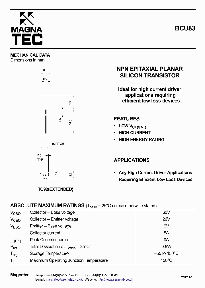 BCU83_5336181.PDF Datasheet