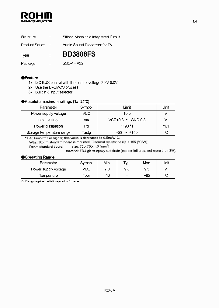 BD3888FS11_5428707.PDF Datasheet