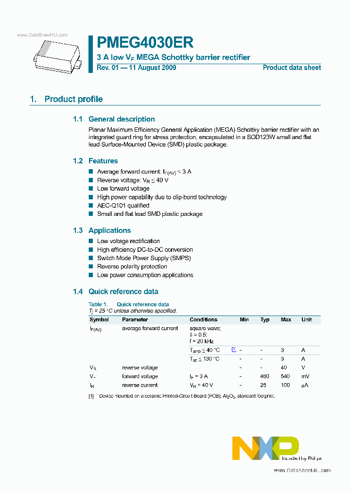 PMEG4030ER_5528000.PDF Datasheet