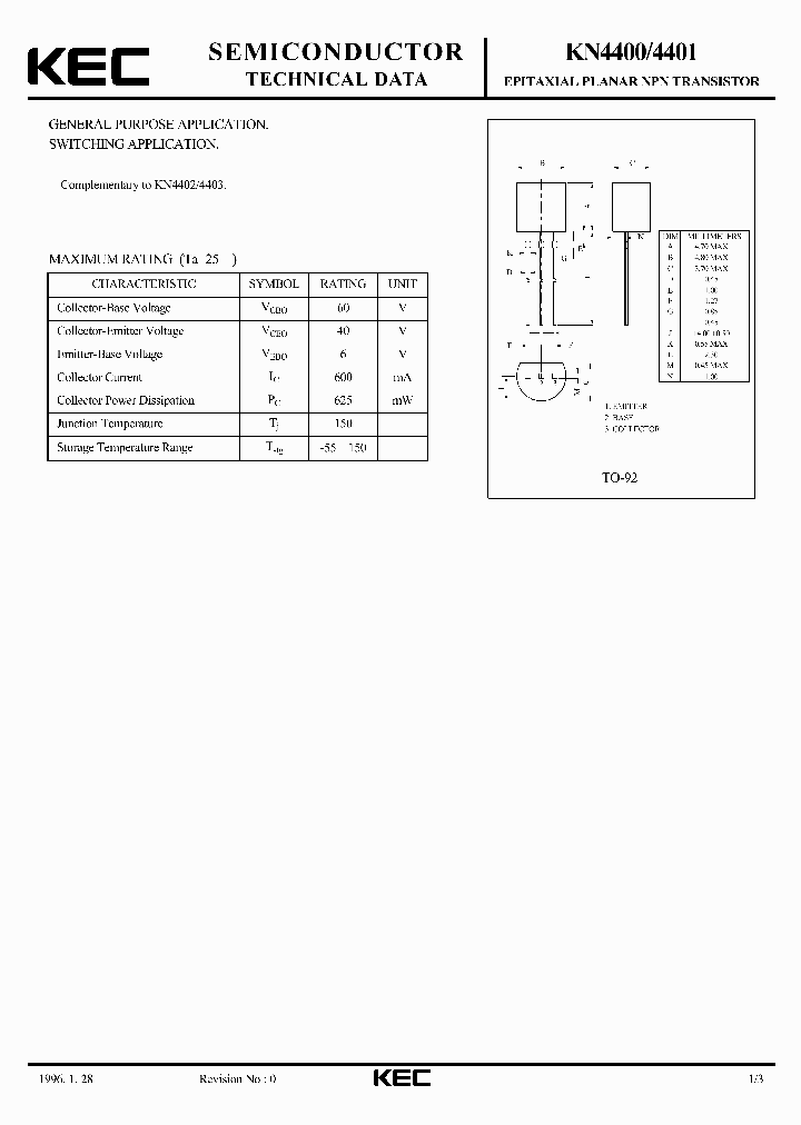 KN4401_5765701.PDF Datasheet