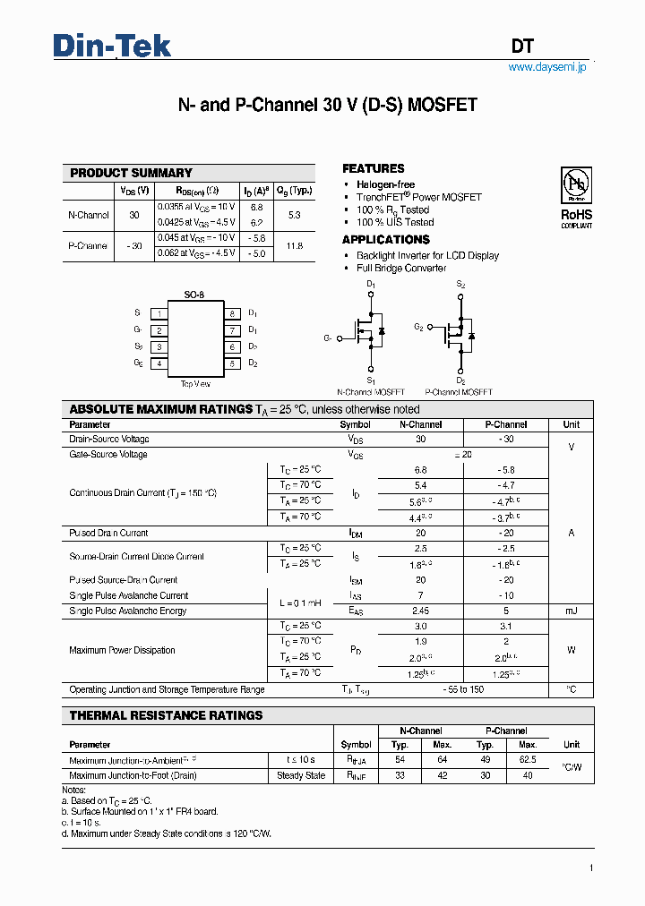 DTM4606_5780212.PDF Datasheet