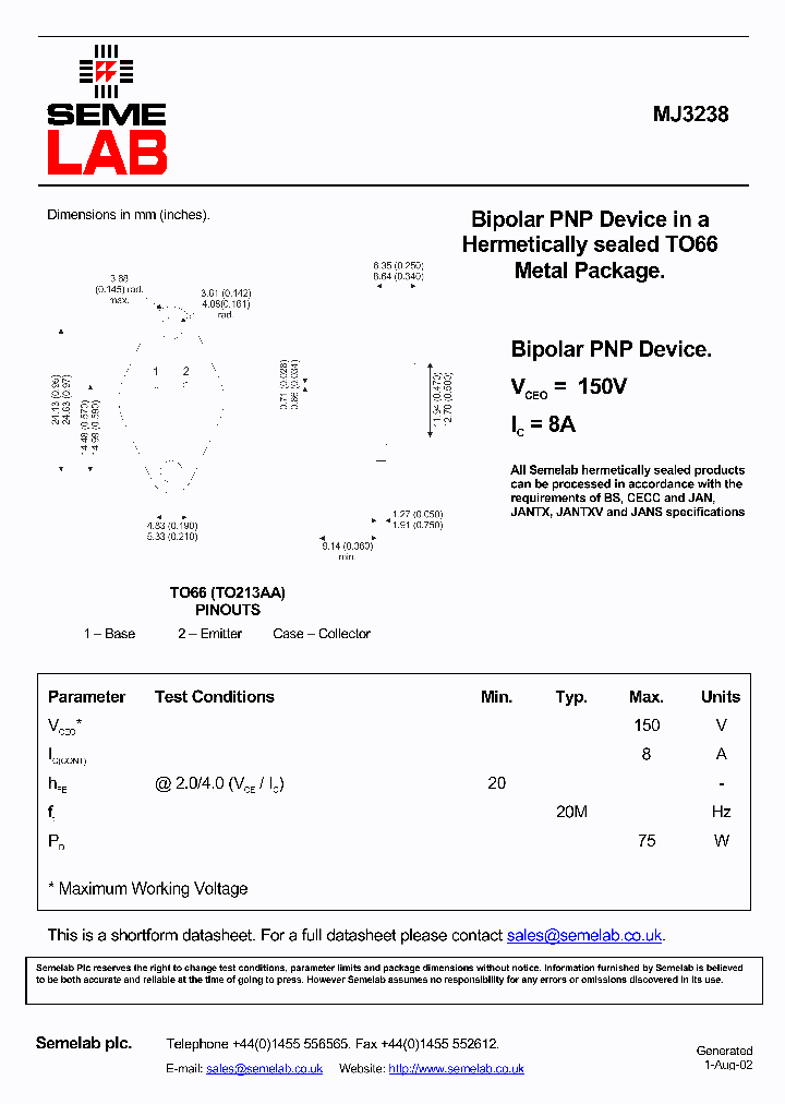 MJ3238_5795975.PDF Datasheet