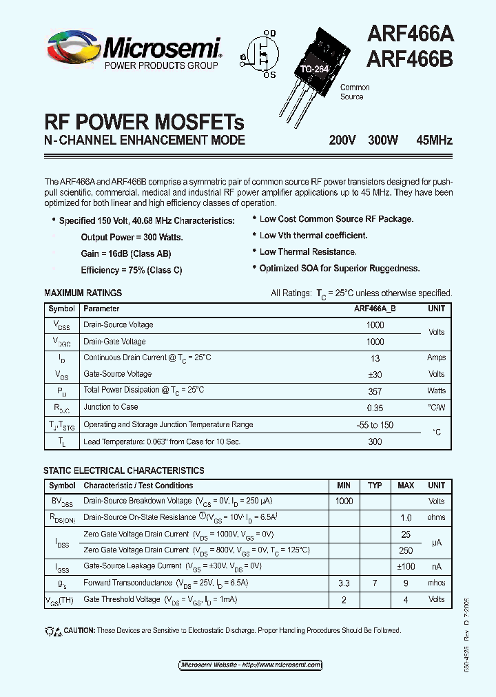 ARF466A_5827009.PDF Datasheet